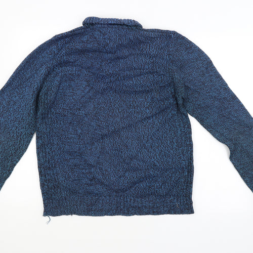 Atlantic Bay Mens Blue   Pullover Jumper Size M