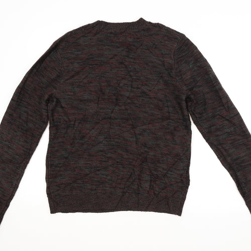 Topman Mens Multicoloured Argyle/Diamond  Pullover Jumper Size S