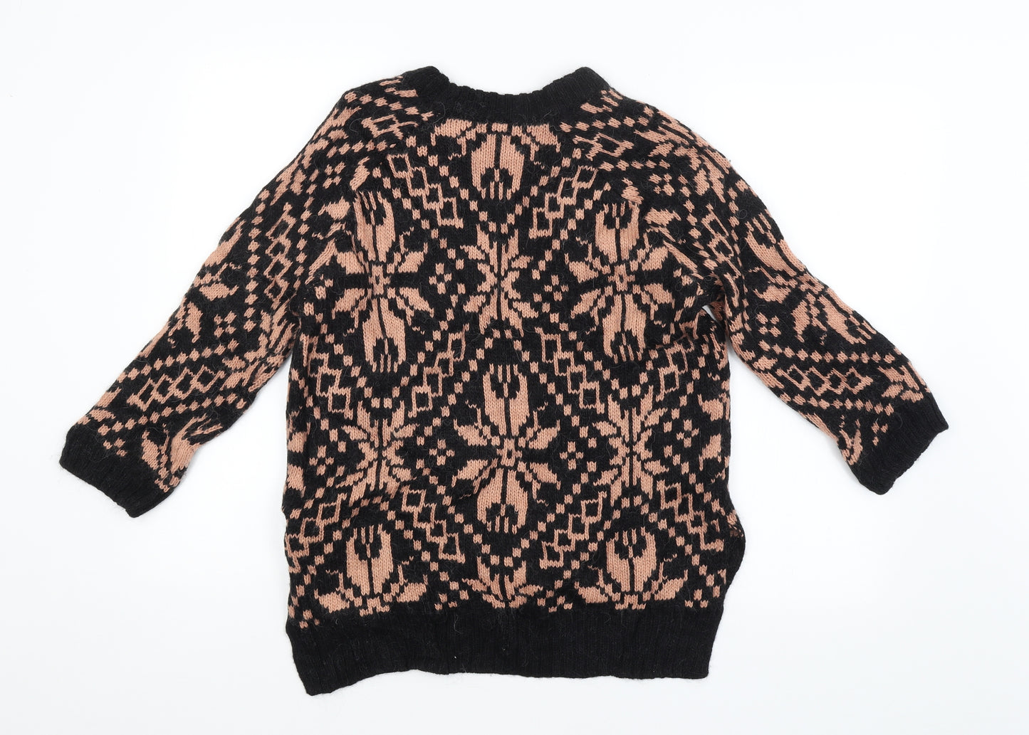 H&M Womens Multicoloured Argyle/Diamond  Pullover Jumper Size S