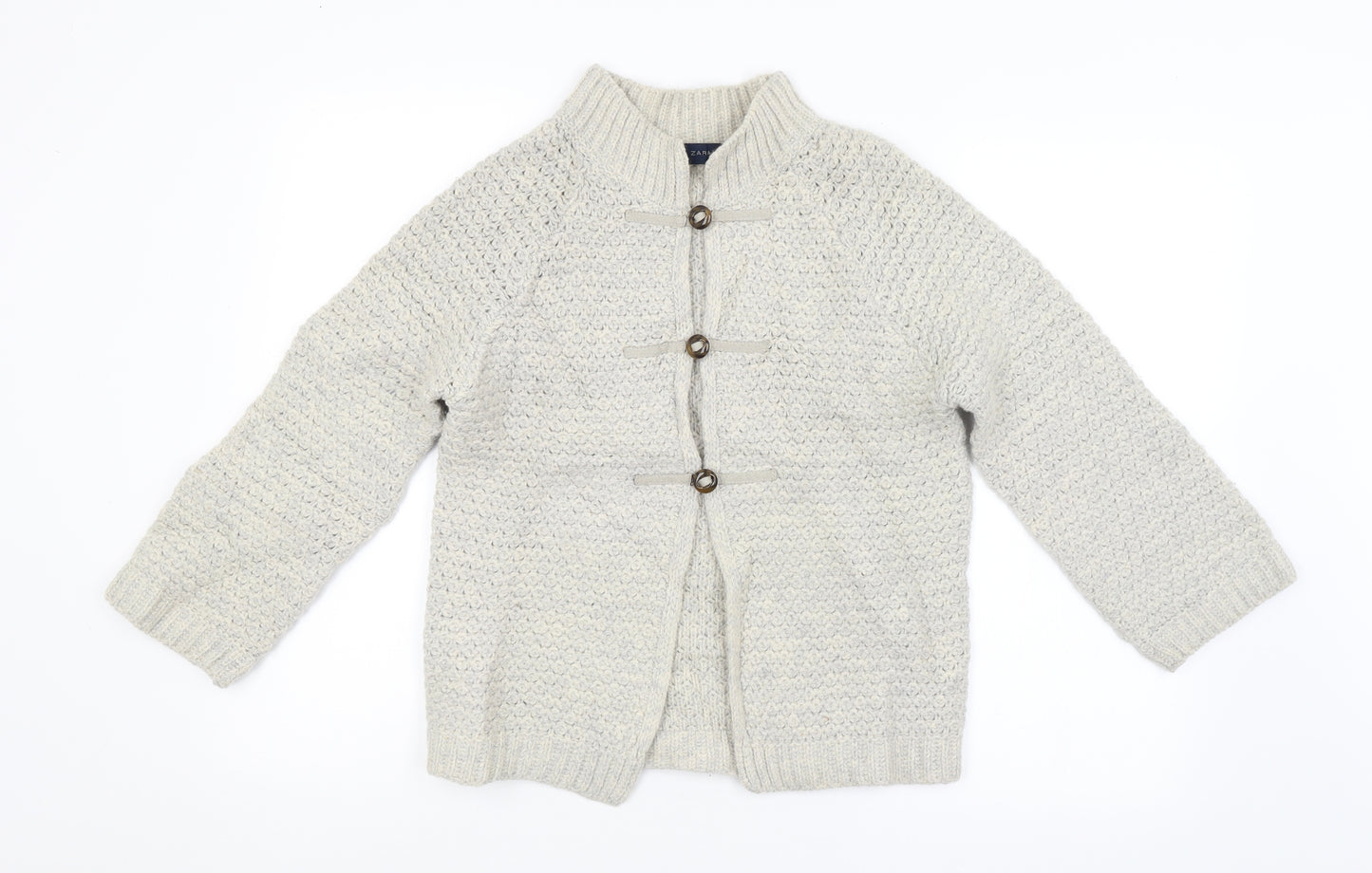 Zara Womens Grey   Cardigan Jumper Size M