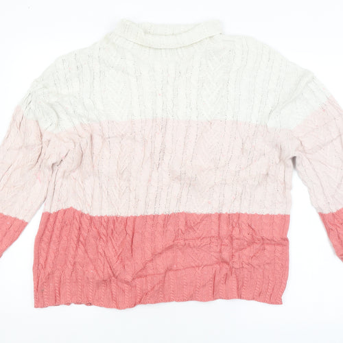 M&S Womens Multicoloured   Pullover Jumper Size M