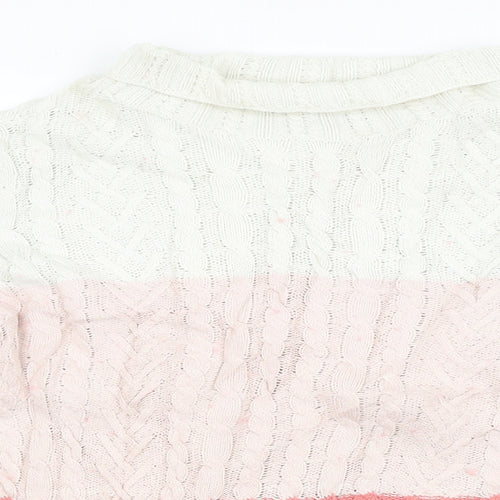M&S Womens Multicoloured   Pullover Jumper Size M