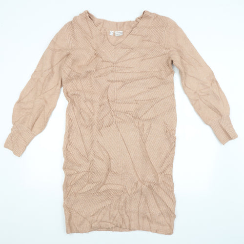 Body Flirt Womens Pink Striped  Pullover Jumper Size 12