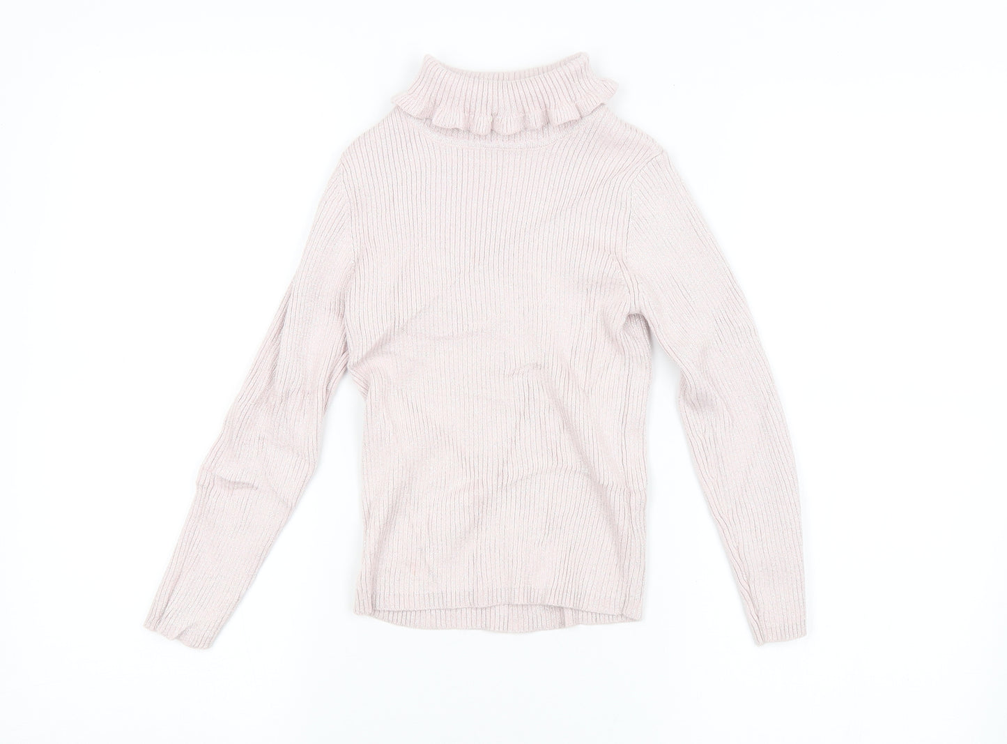 F&F Girls Pink   Pullover Jumper Size 6-7 Years