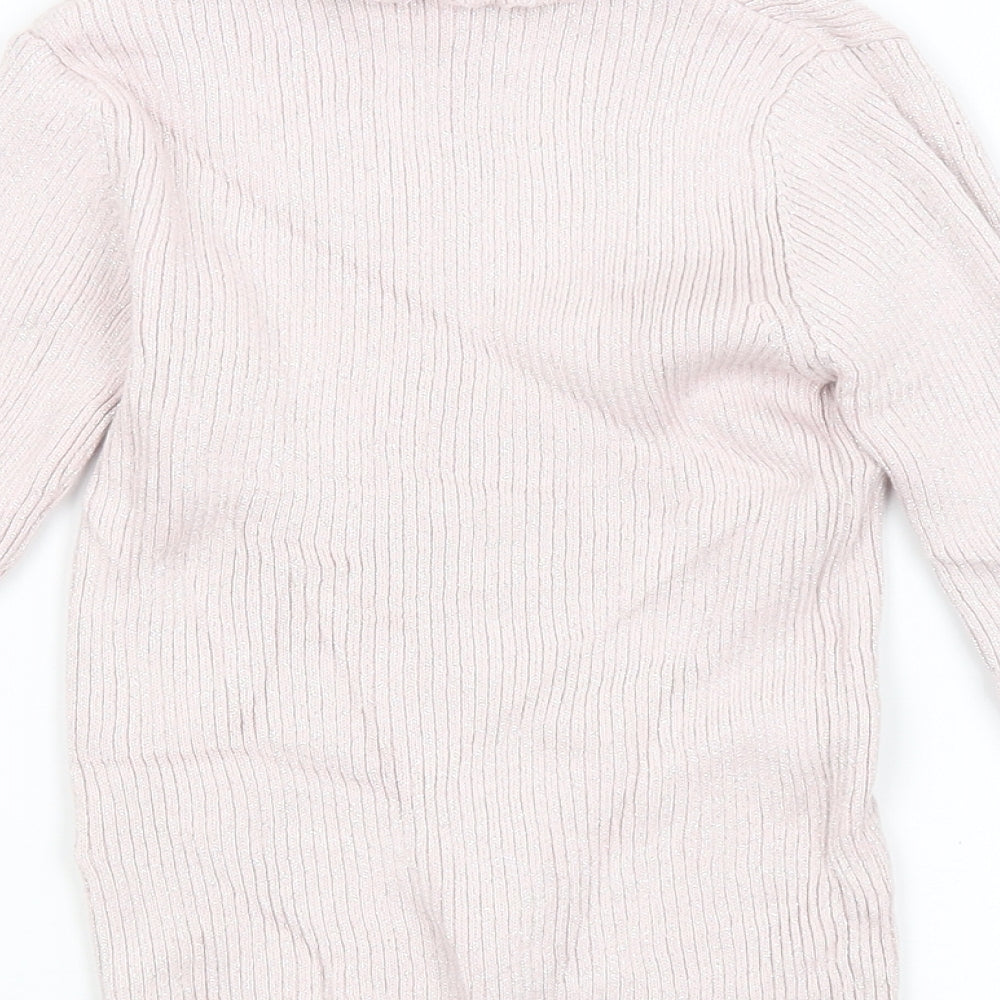 F&F Girls Pink   Pullover Jumper Size 6-7 Years