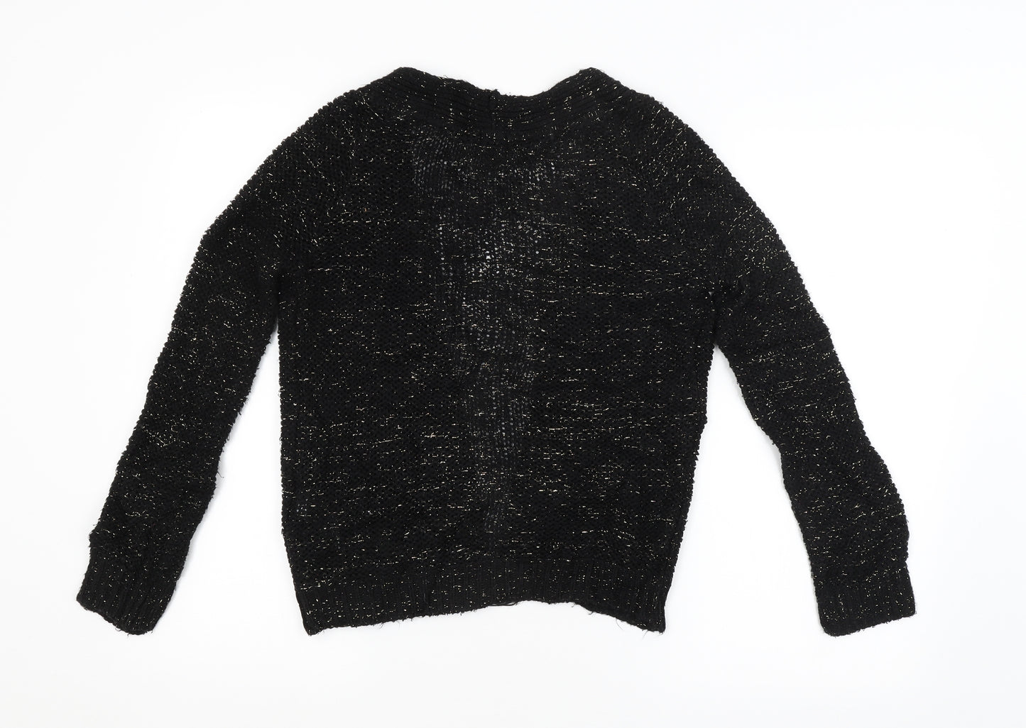 F&F Girls Black   Cardigan Jumper Size 8-9 Years