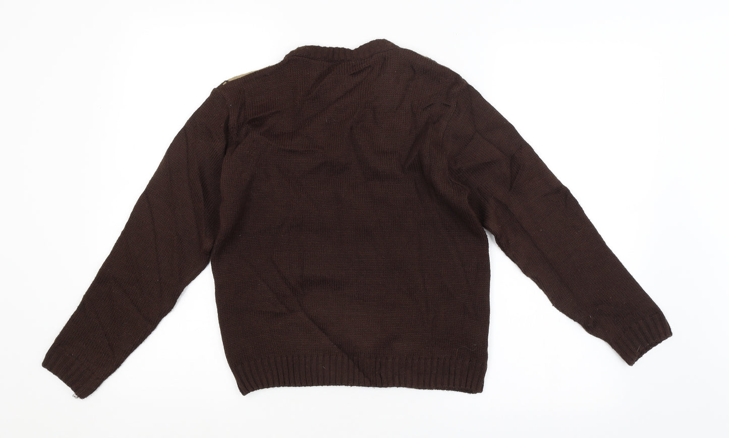 XITED Boys Brown Animal Print  Pullover Jumper Size 10-11 Years  - REINDEER, CHRISTMAS