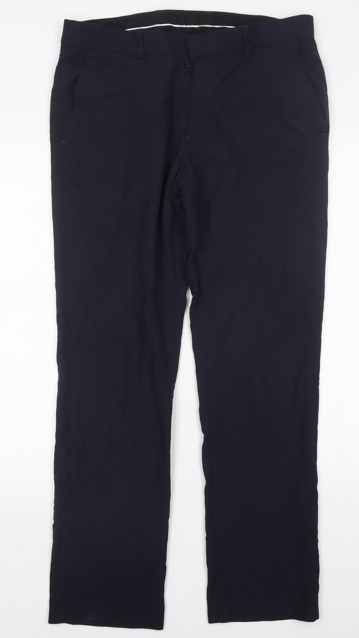 Topman Mens Blue Trousers Size 34 L30 in