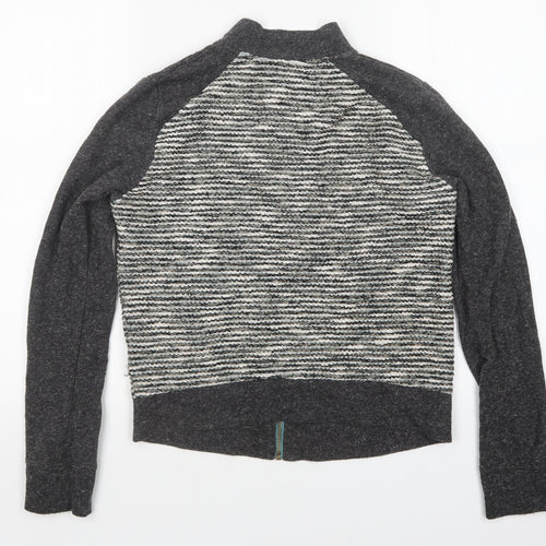 Lucky Brand Womens Grey   Full Zip Sweatshirt Size S