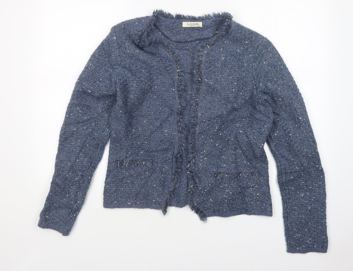 cocogio Womens Blue   Cardigan Jumper Size 14