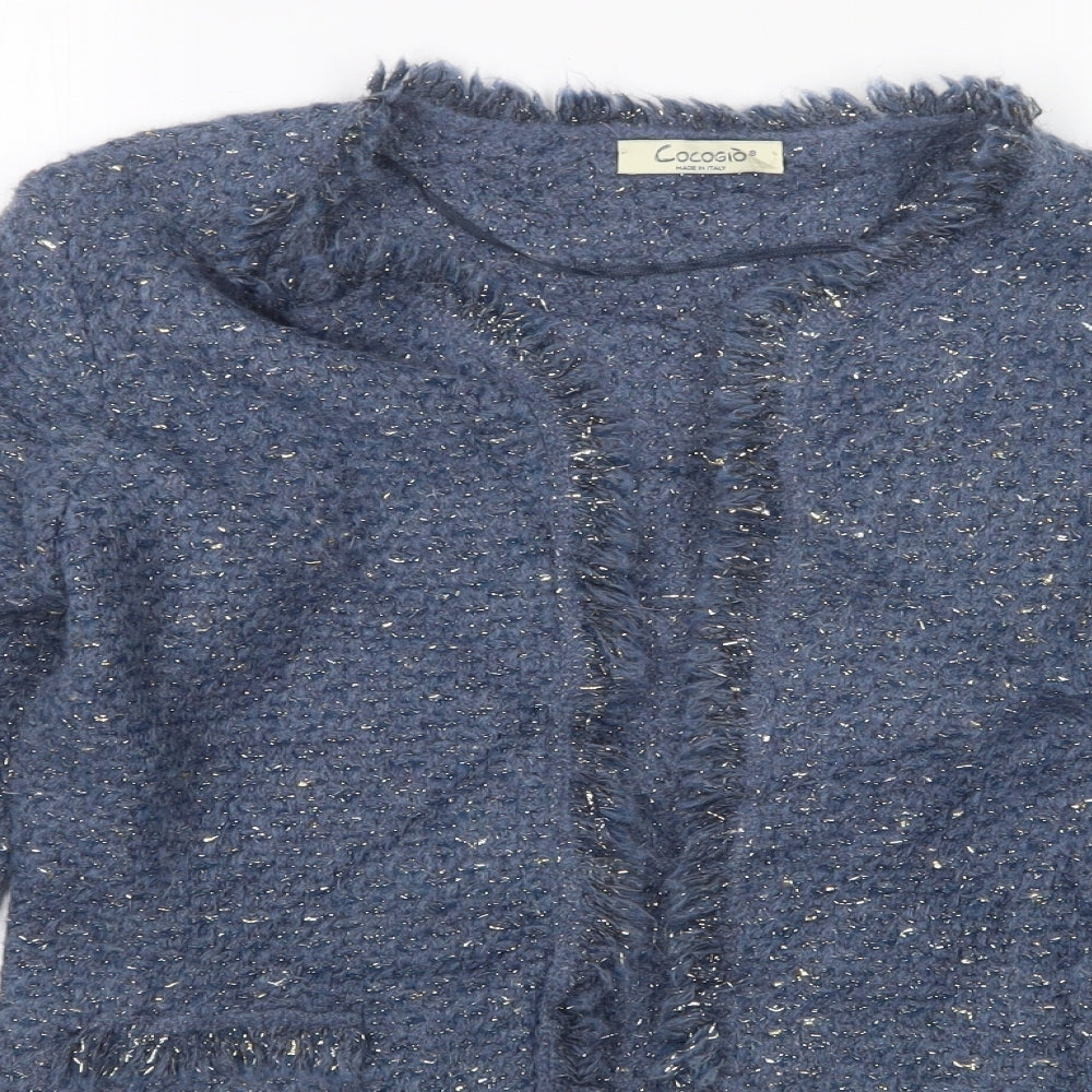 cocogio Womens Blue   Cardigan Jumper Size 14