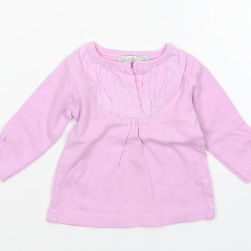 in extenoo Girls Pink   Basic T-Shirt Size 3-6 Months