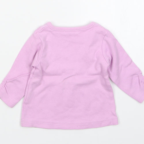 in extenoo Girls Pink   Basic T-Shirt Size 3-6 Months