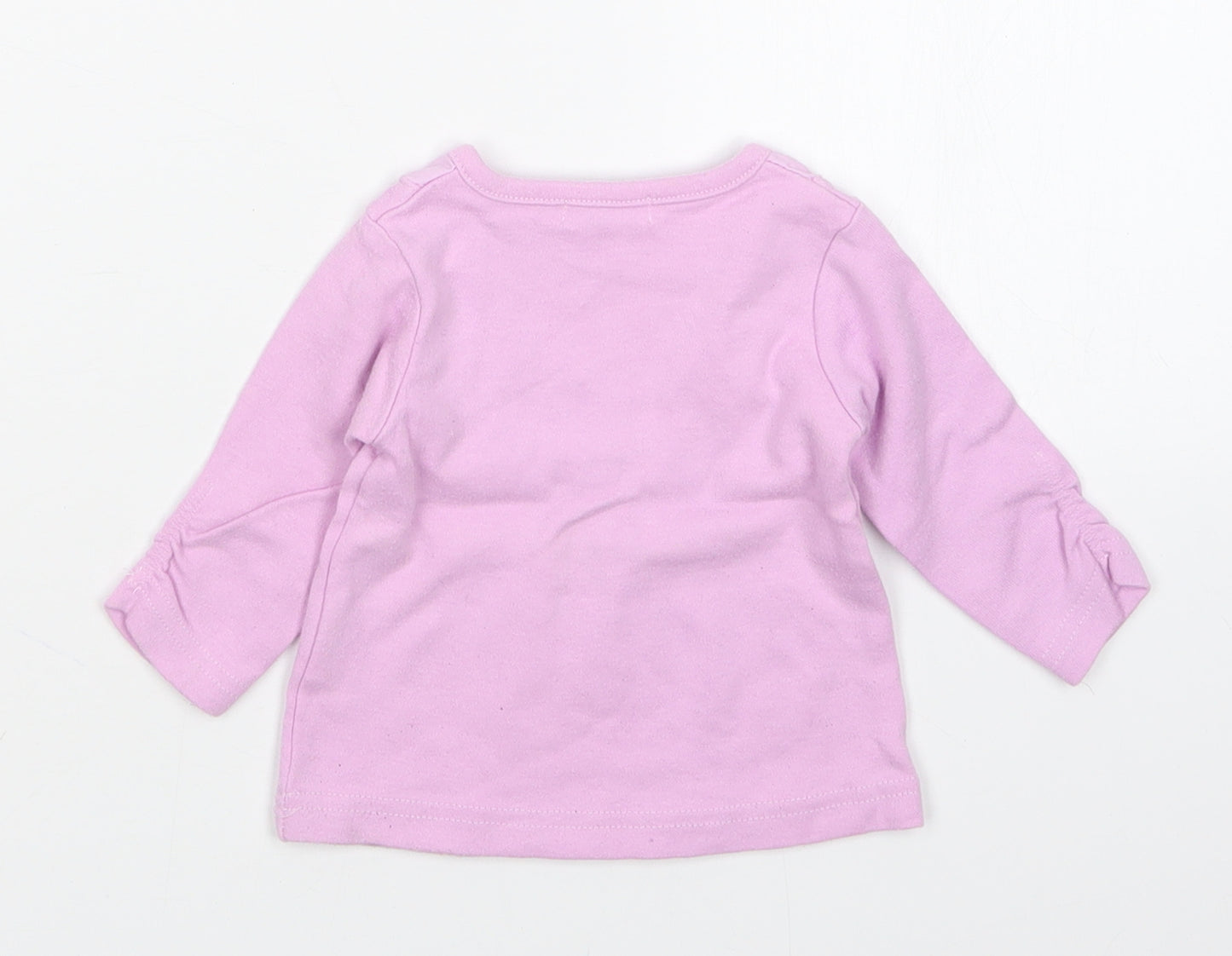 in extenoo Girls Pink   Basic T-Shirt Size 3-6 Months