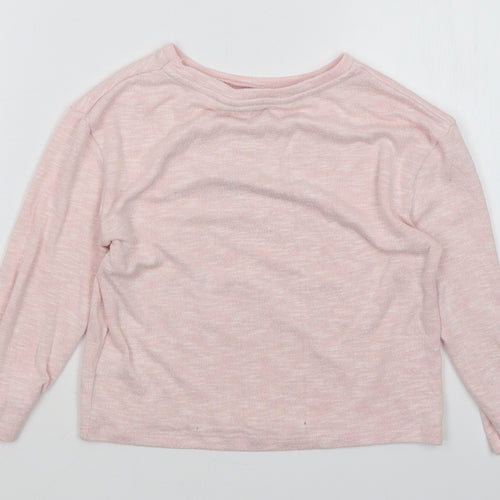 evie Girls Pink   Pullover Jumper Size 5-6 Years
