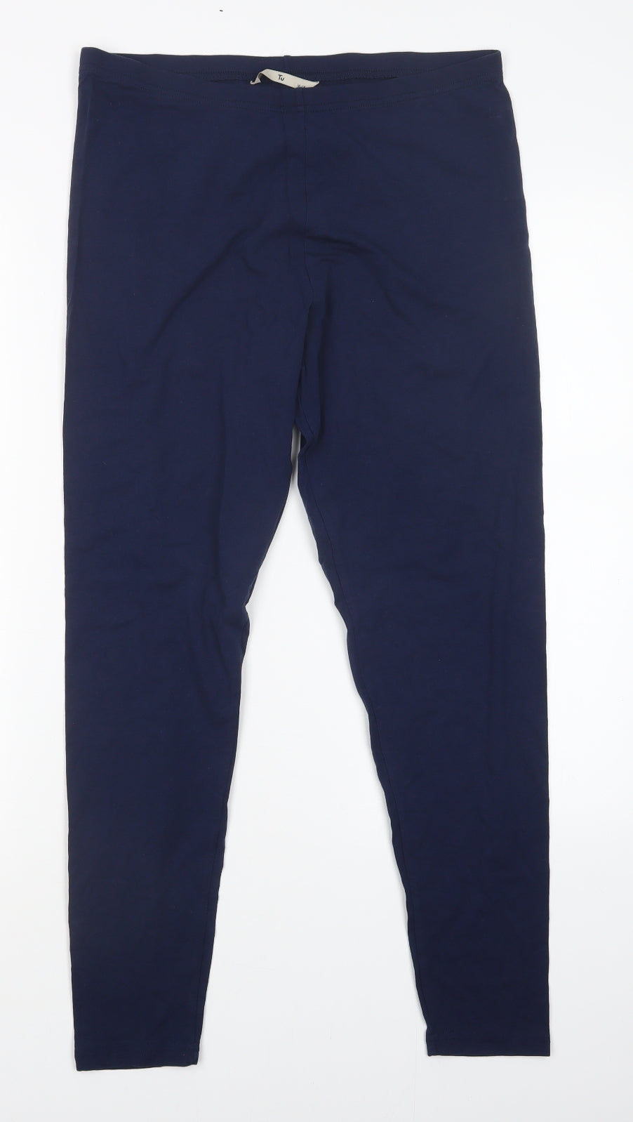 TU Womens Blue   Jogger Leggings Size 16 L27 in