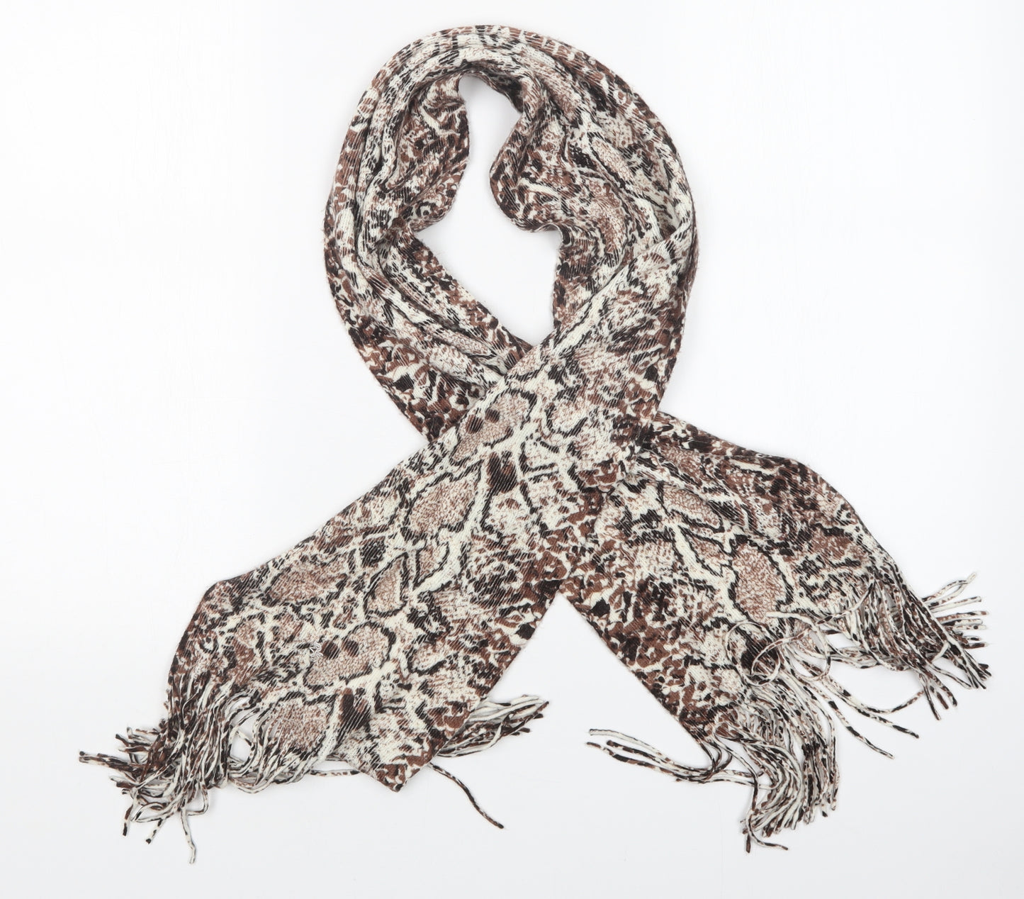 Preworn Womens Multicoloured Animal Print   Scarf