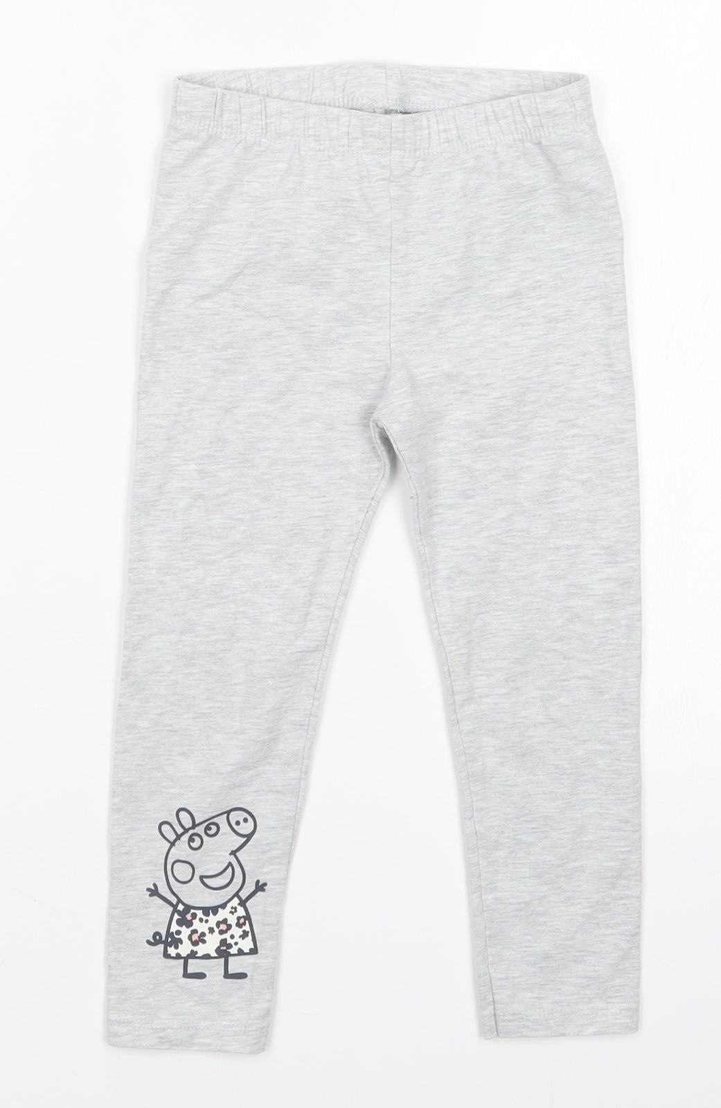 George Girls Grey   Sweatpants Trousers Size 4-5 Years - Peppa Pig