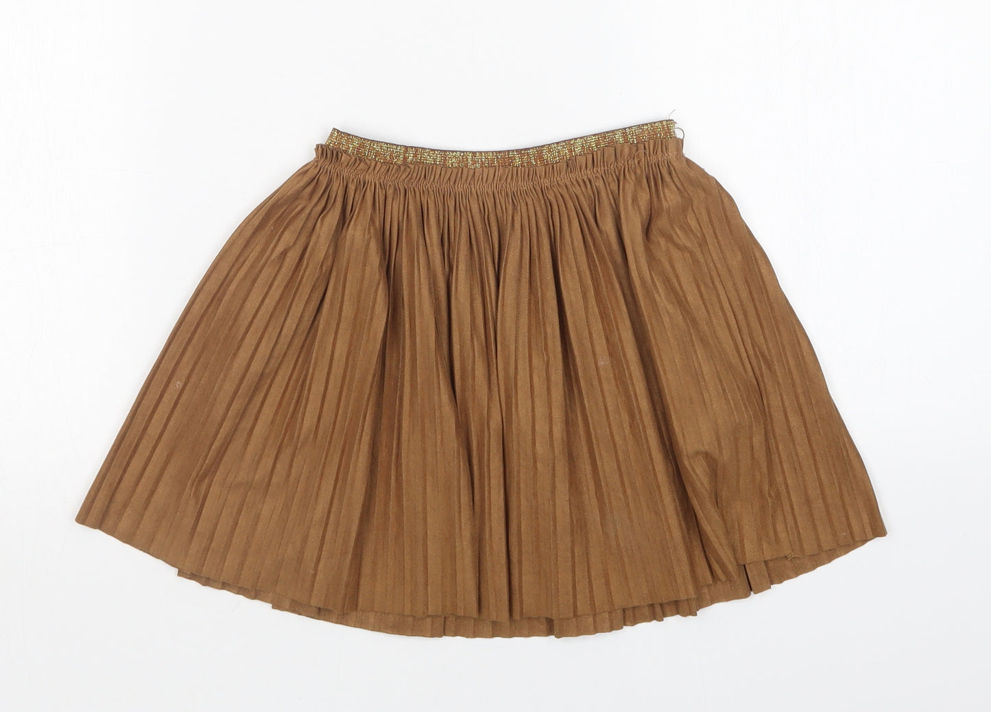 Zara Girls Brown   A-Line Skirt Size 6 Years
