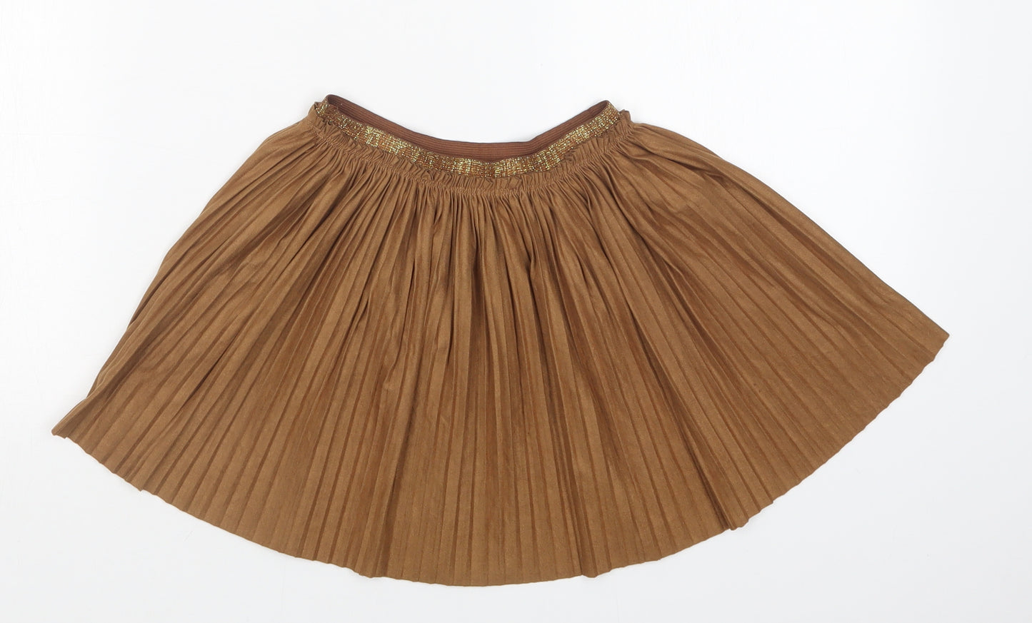 Zara Girls Brown   A-Line Skirt Size 6 Years