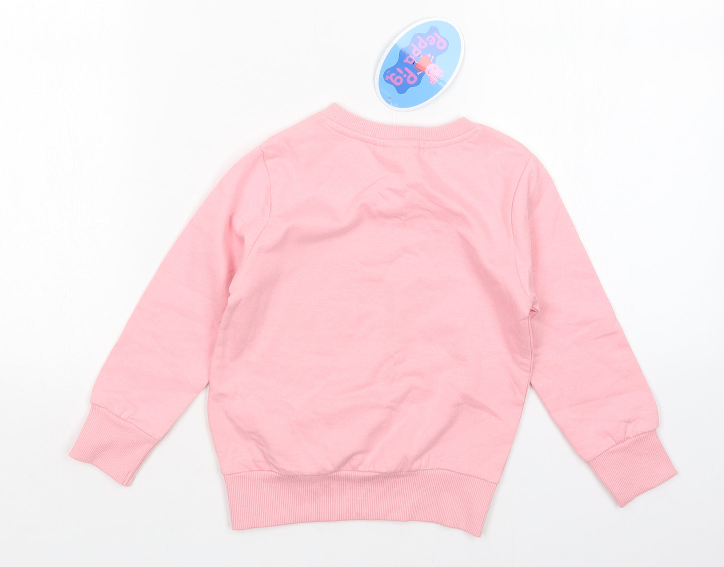 Peppa Pig Girls Pink   Pullover Sweatshirt Size 3 Years  - Peppa Pig
