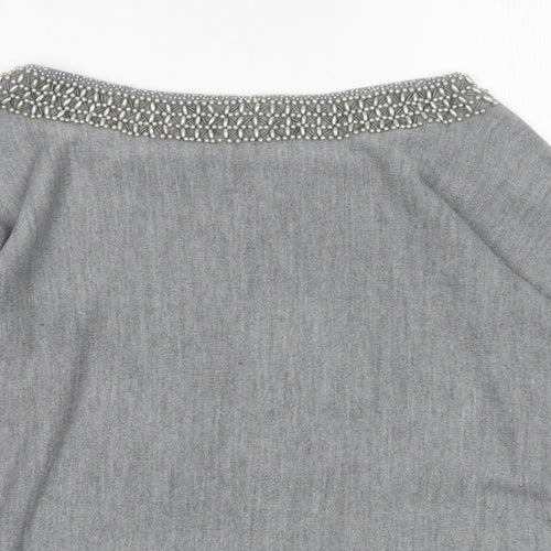 BHS Womens Grey   Pullover Jumper Size 14