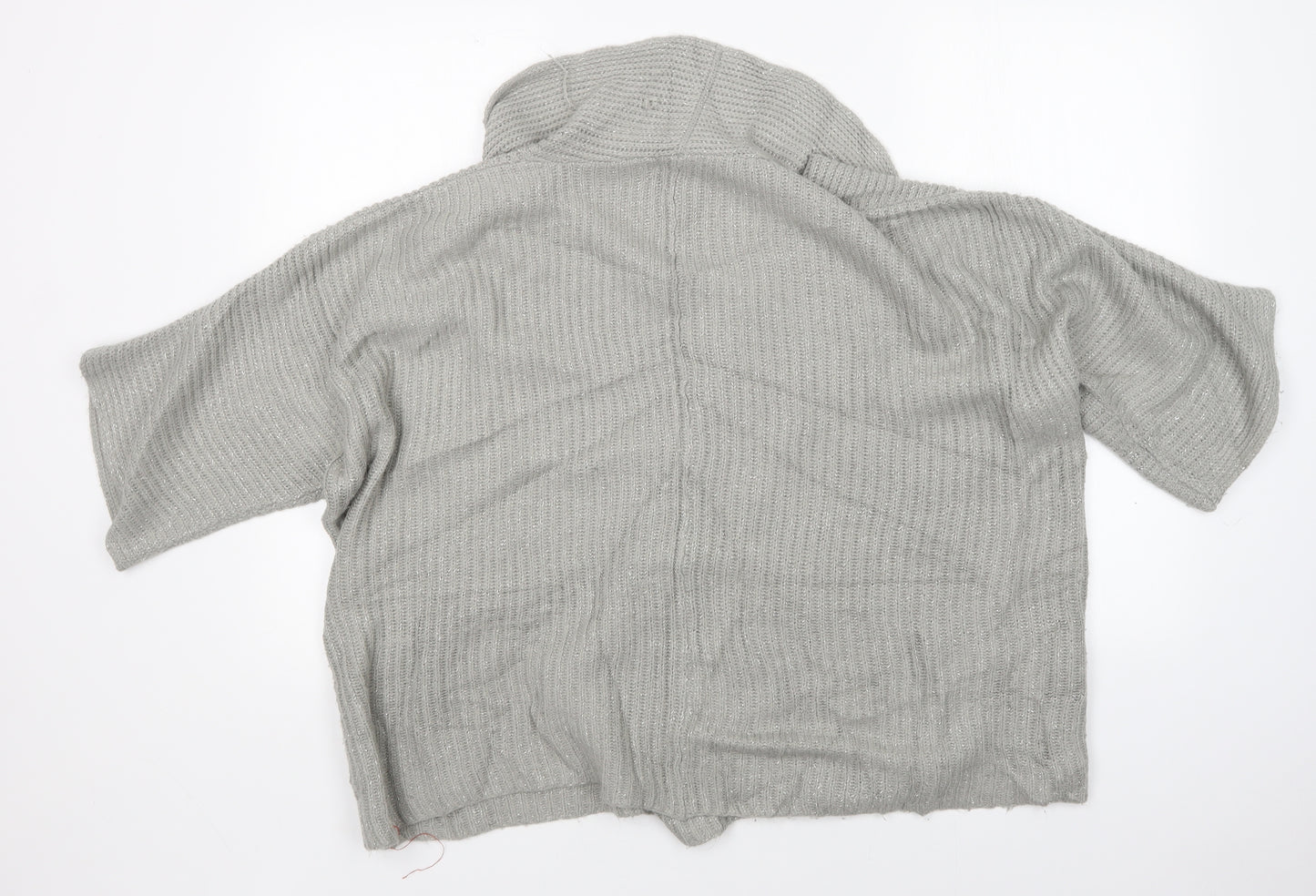 Pep&Co Womens Grey   Wrap Jumper Size 14