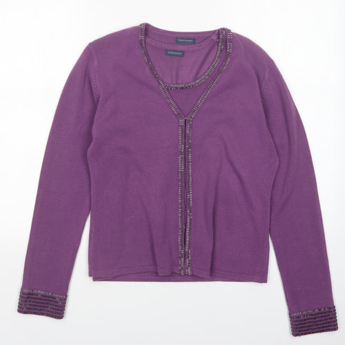 Debenhams Womens Purple   Pullover Jumper Size 14