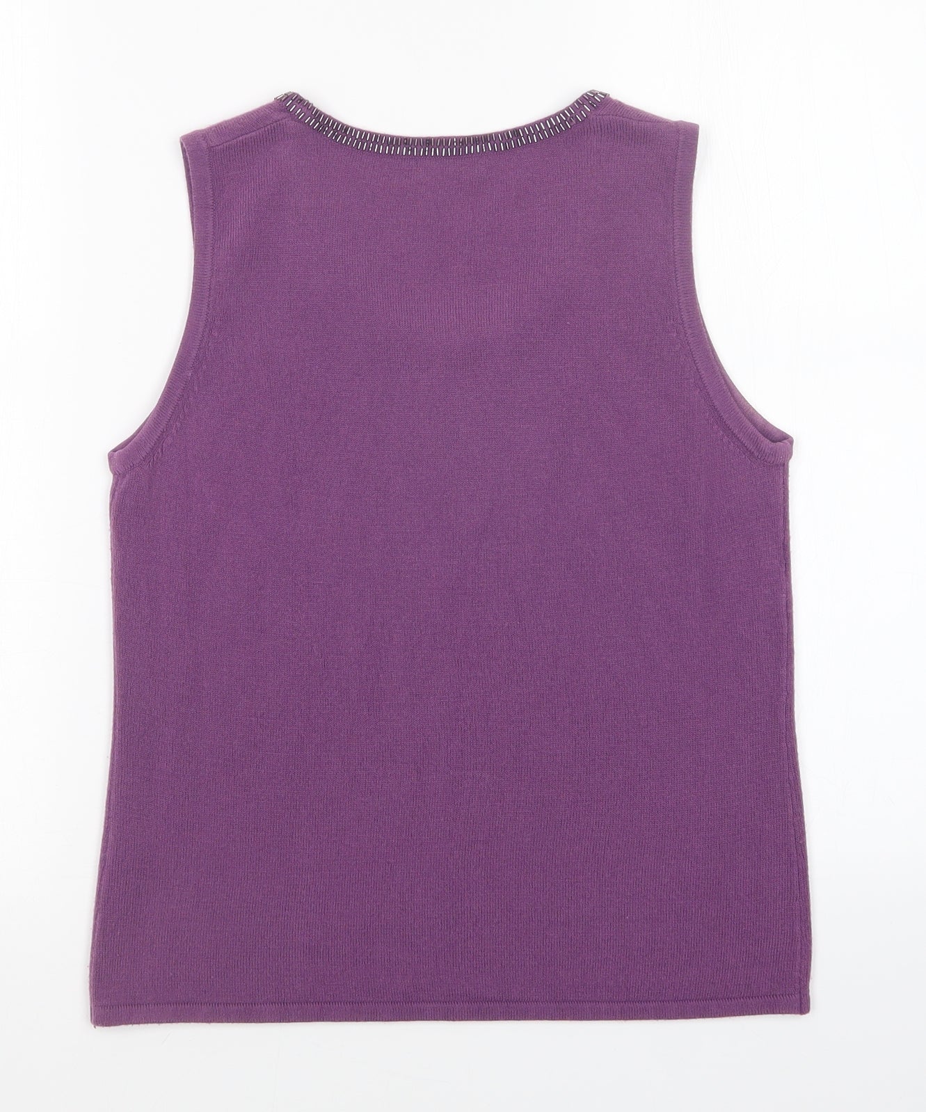 Debenhams Womens Purple   Vest Jumper Size 14