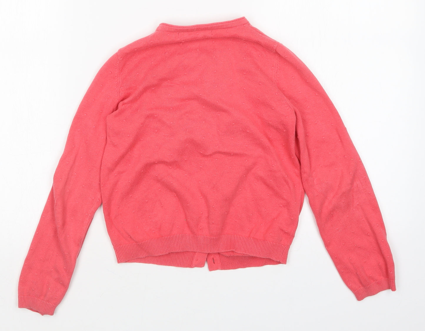 George Girls Pink   Cardigan Jumper Size 7-8 Years