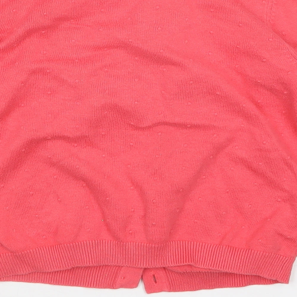 George Girls Pink   Cardigan Jumper Size 7-8 Years