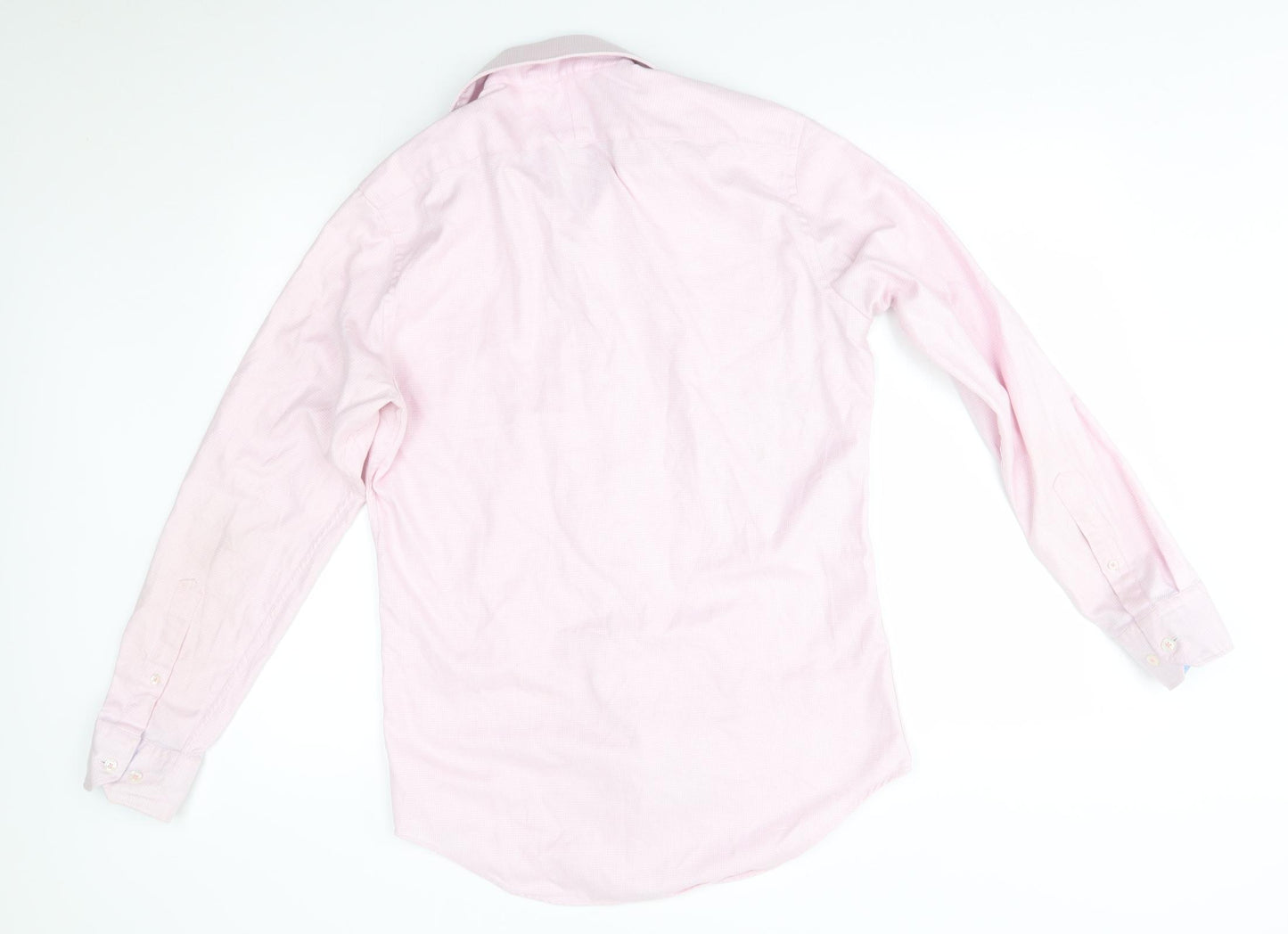 tm lewin Mens Pink    Dress Shirt Size 16