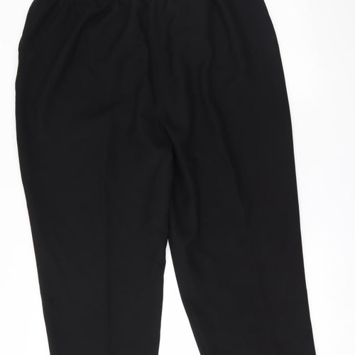 BM Womens Black   Trousers  Size 20 L22 in