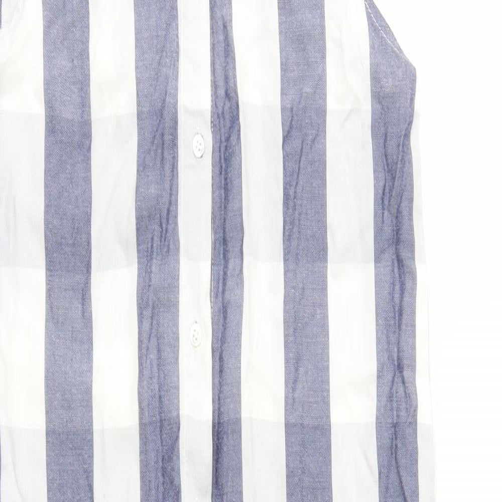 Atmosphere Womens Blue Striped  T-Shirt Dress  Size 12