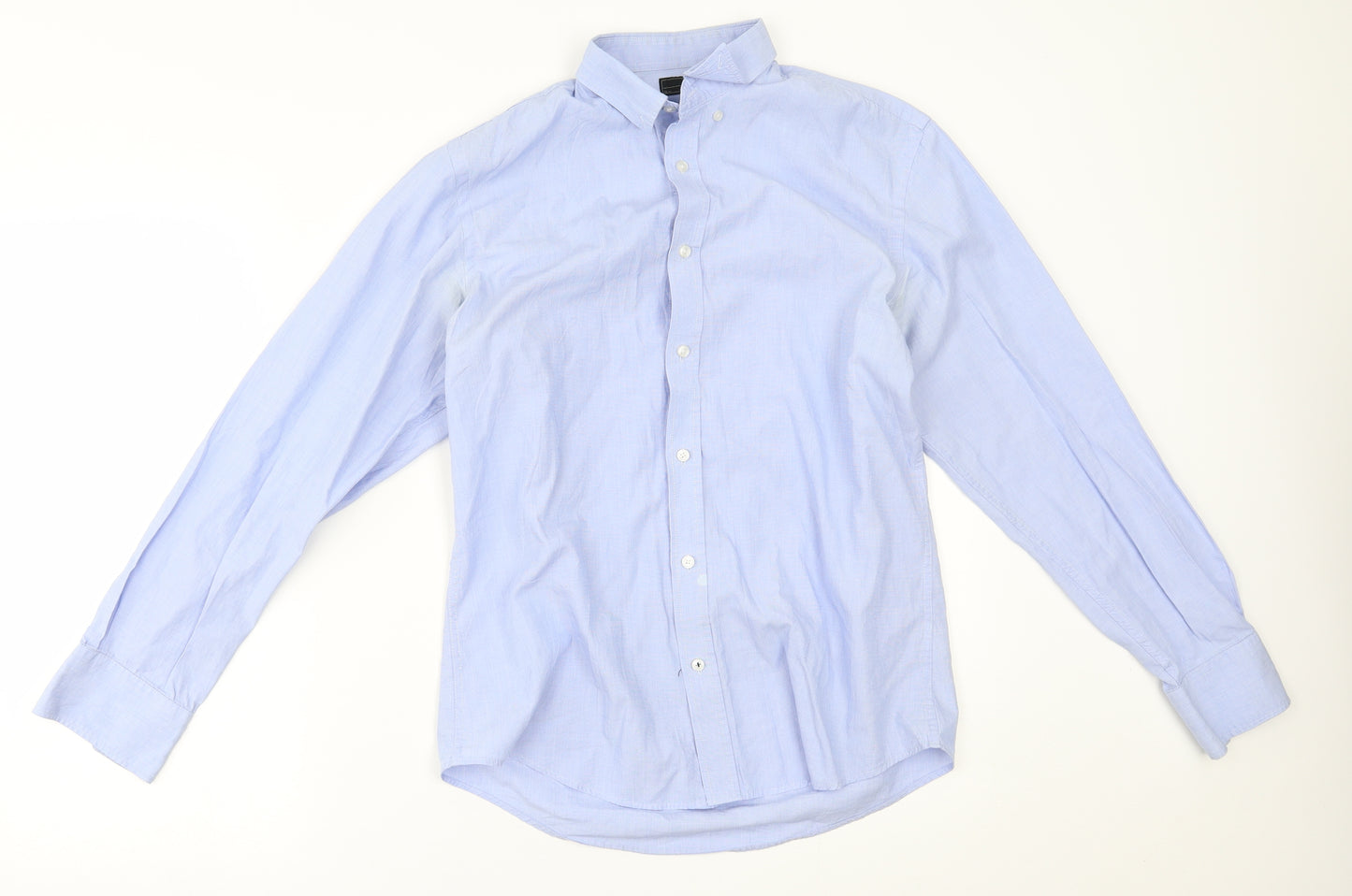 Taylor & Wright Mens Blue    Dress Shirt Size 15