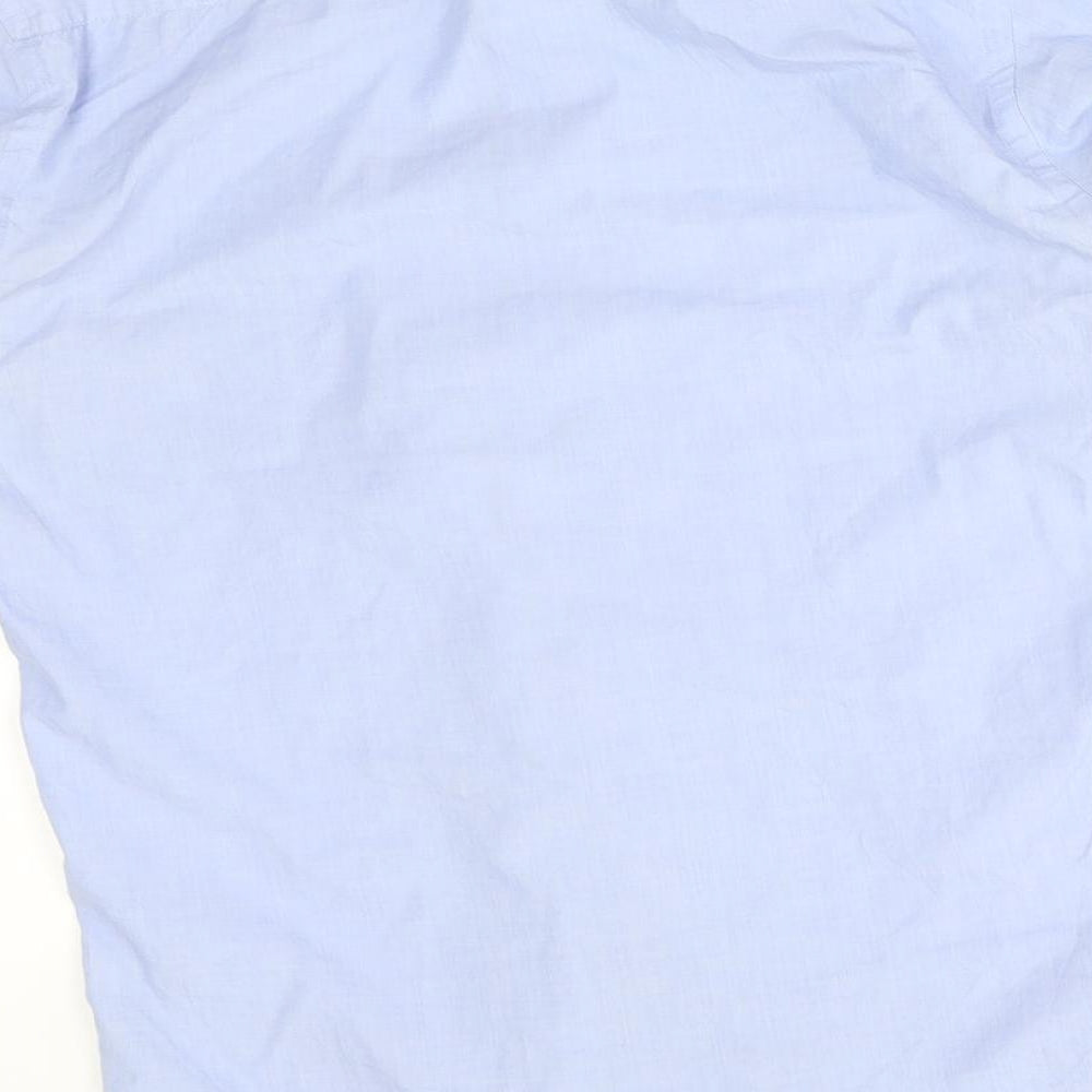 Taylor & Wright Mens Blue    Dress Shirt Size 15