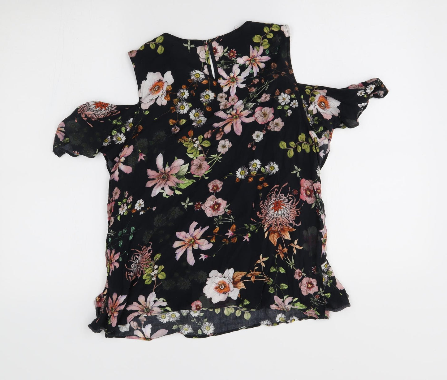 H&M Womens Black   Basic Blouse Size 10