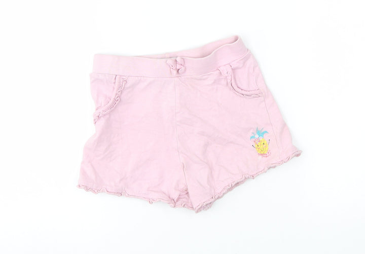 Primark Girls Pink Sleep Shorts Size 7-8 Years - pineapple
