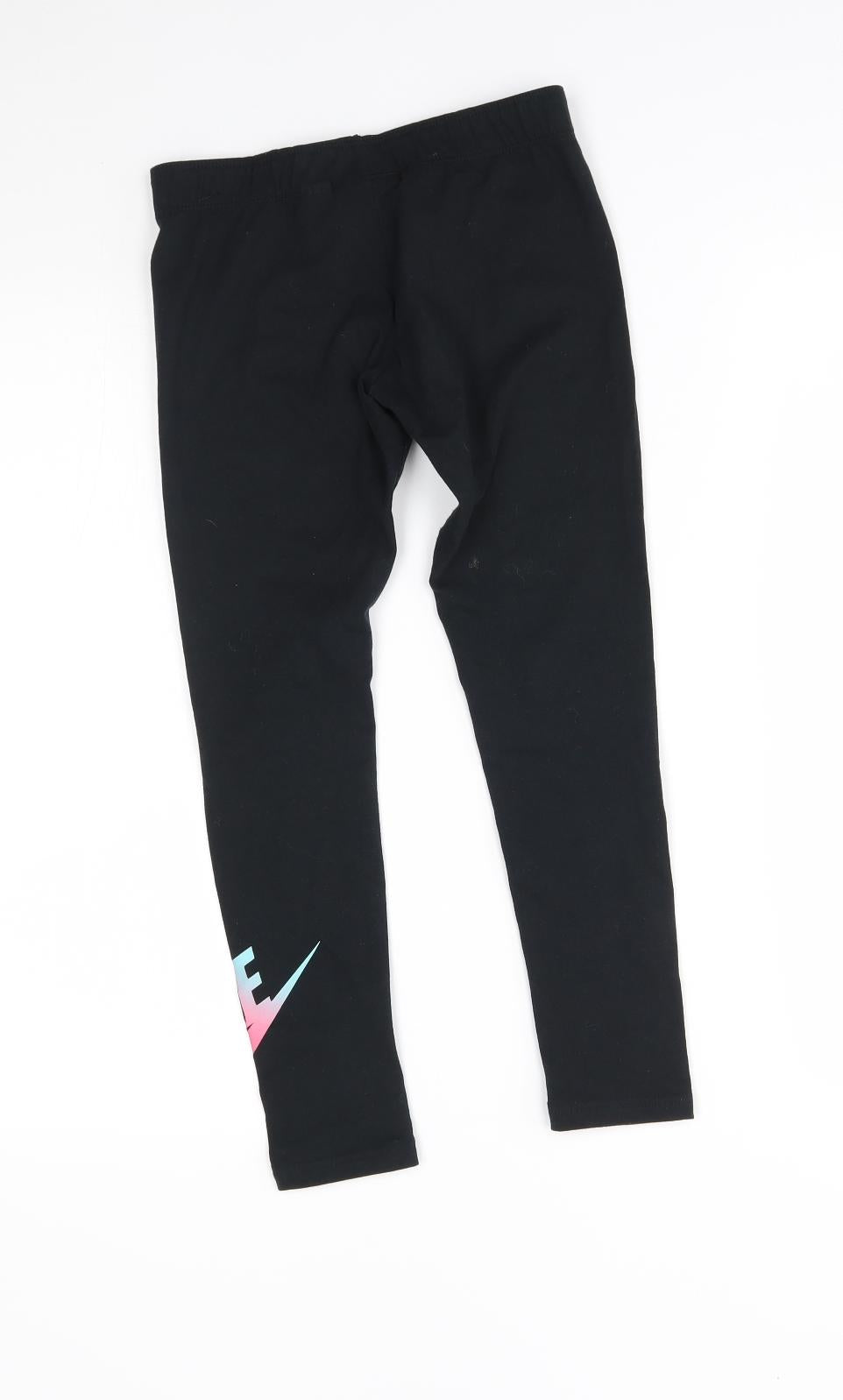 Nike Girls Black   Jogger Trousers Size 8-9 Years - legging