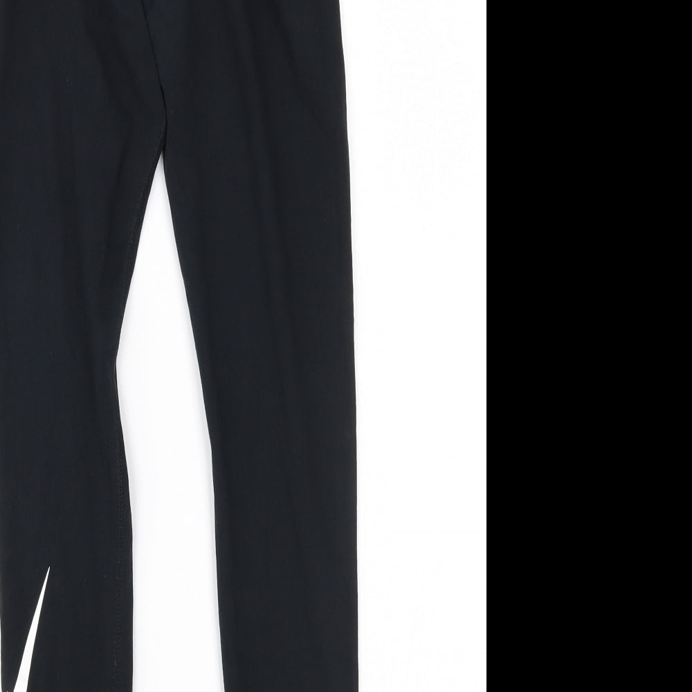 Nike Girls Black   Jogger Trousers Size 8-9 Years - legging