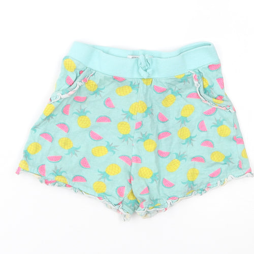 Primark Girls Blue    Sleep Shorts Size 7-8 Years  - pineapple melon