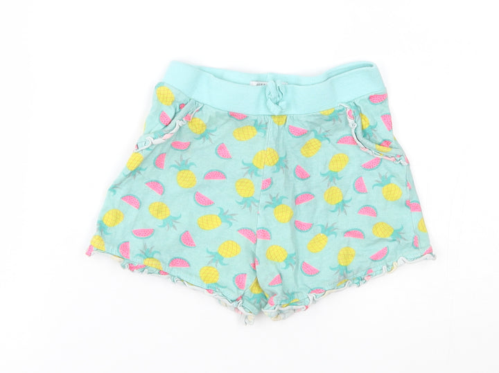 Primark Girls Blue Sleep Shorts Size 7-8 Years - pineapple melon