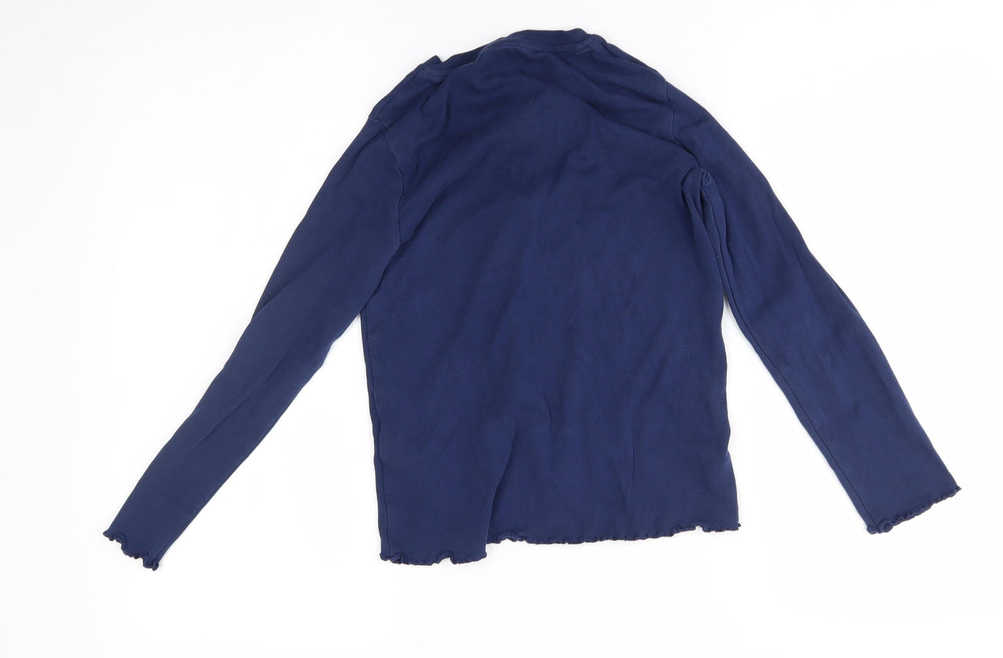 M&S Girls Blue    Pyjama Top Size 9-10 Years