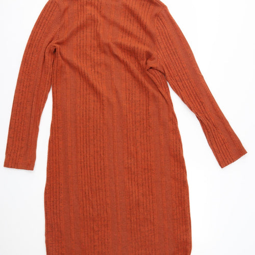 F&F Womens Orange   Jumper Dress  Size 16