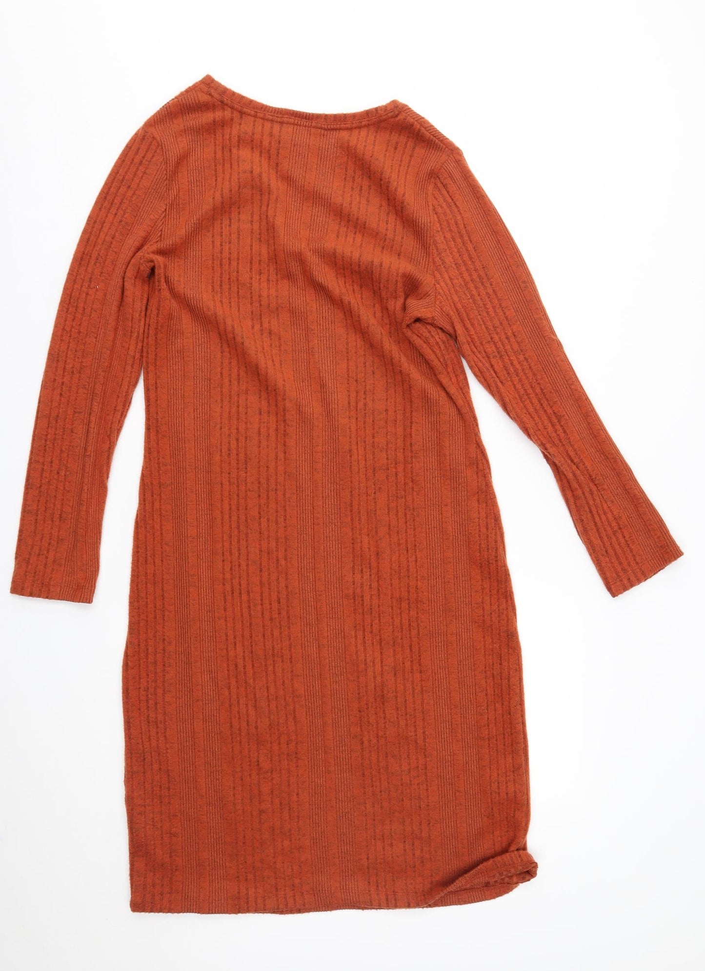 F&F Womens Orange   Jumper Dress  Size 16