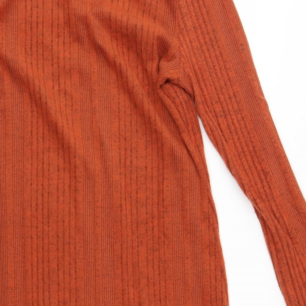 F&F Womens Orange   Jumper Dress  Size 16