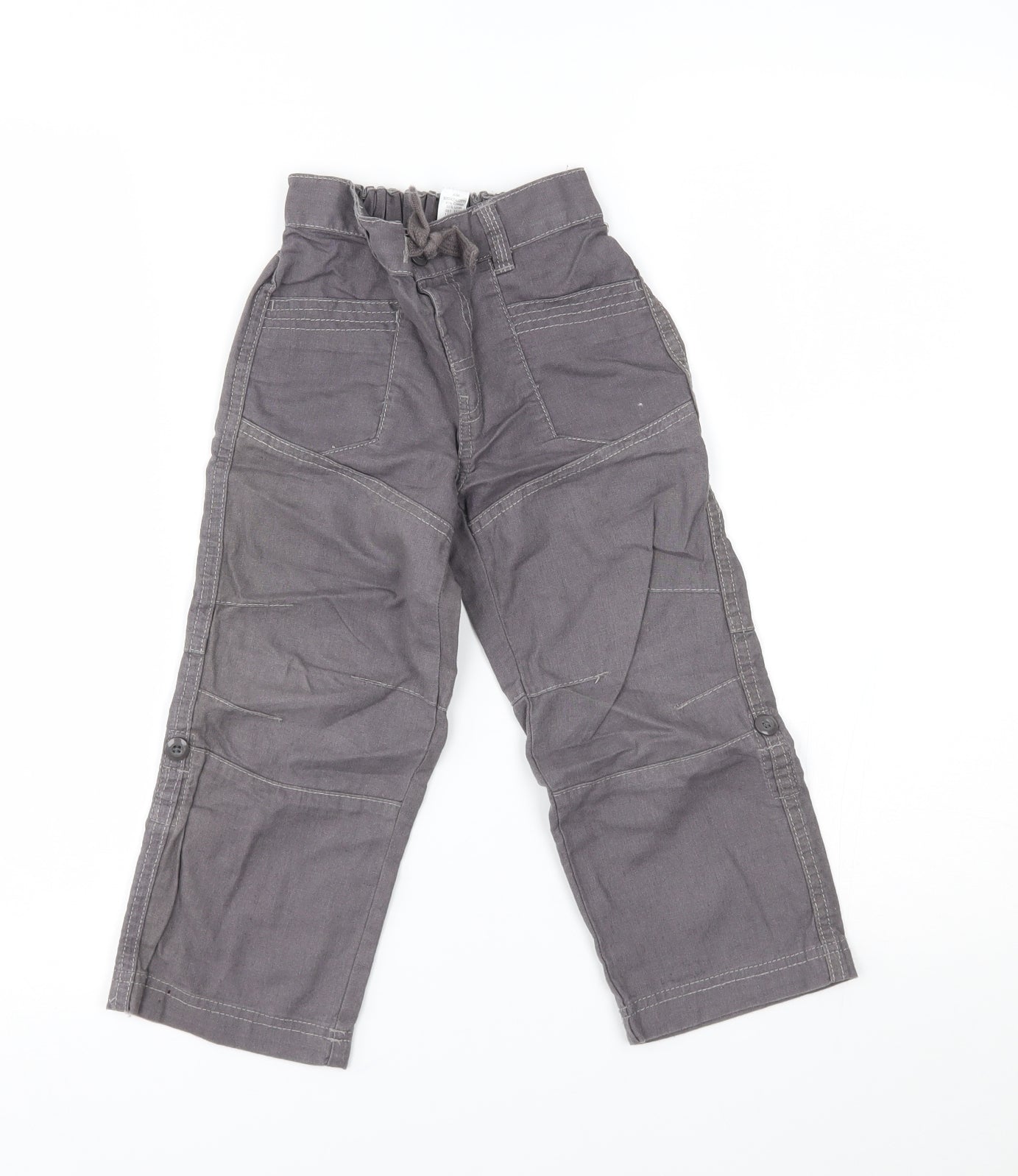 George Boys Grey    Trousers Size 3-4 Years