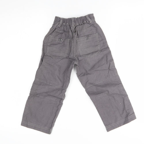 George Boys Grey    Trousers Size 3-4 Years