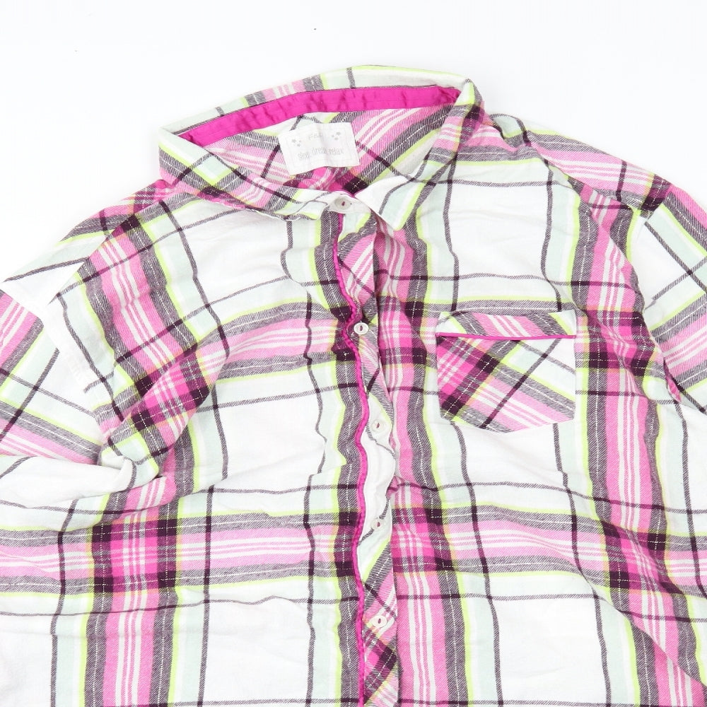 F&F Womens Pink Plaid  Basic Button-Up Size 20