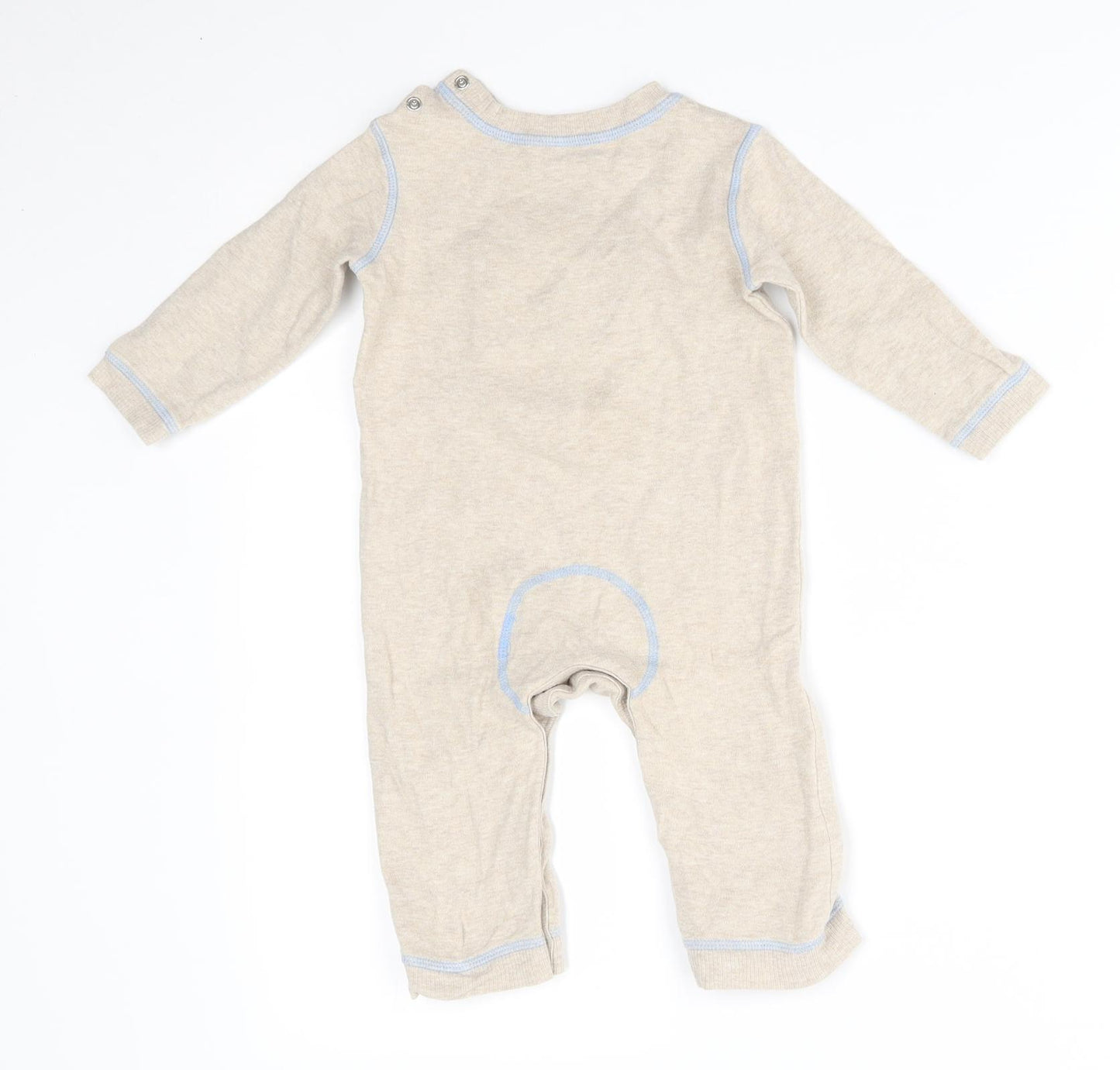George Baby Beige   Babygrow One-Piece Size 9-12 Months